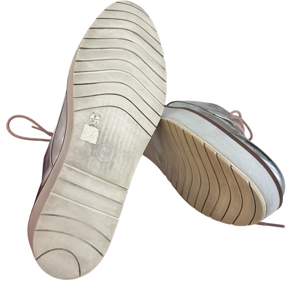 Chinese Laundry silver mirror lace up oxford - Picture 5 of 5